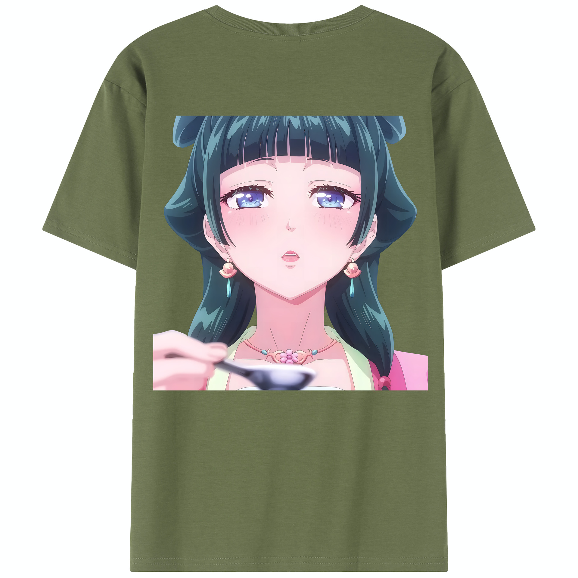 （画像用） 薬屋のひとりごと The Apothecary Diaries 綿100％半袖Tシャツ（背面プリント）